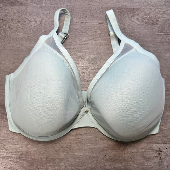 Thirdlove 24/7 Classic Uplift Plunge Bra Light Blue Mint 36H - Picture 1 of 3